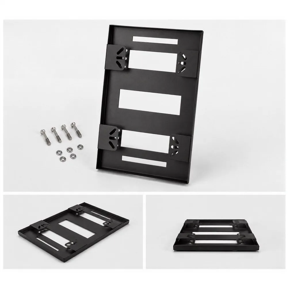 For MODbox Half-Width Tool Box Mount Plate Metal Base for Secure Locking with Modular Components on Truck Bed Wall or Floor