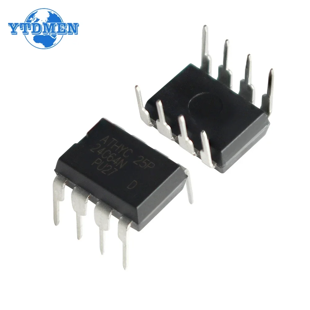 10PCS Integrated Circuits AT24C02 AT24C04 AT24C08 AT24C16 AT24C32 AT24C64 DIP-8 Memory IC Chip Kit