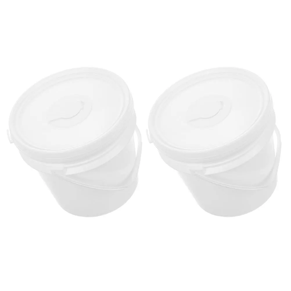 

2pcs Wet Wipe Bucket Baby Wipe Holder Portable Plastic Wipes Storage Container For Car Bathroom Travel Gym Food Grade Bucket Lid