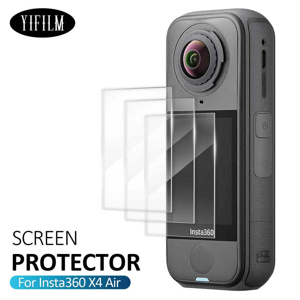 9H HD Tempered Glass Screen Protector Anti‑Scratch Film For Insta360 X4 Air Camera Anti‑Fingerprint Oil‑Repellent Accessories