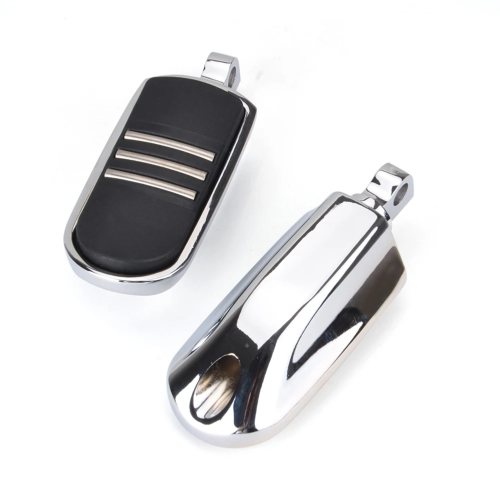 Motorfiets Voetsteunen Aluminium Snelweg Pinnen Voetsteunen Voetsteun Voor Harley Alle Modellen met Mannelijke Mount Voetsteun Beugel 10mm Diameter