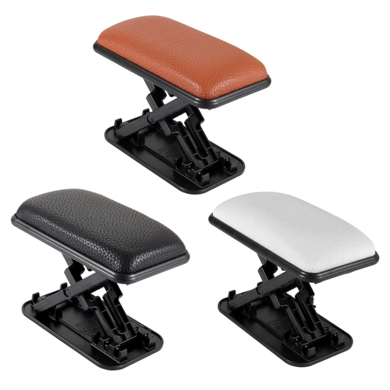 Daily Driving Car Door Armrest Pad for Select 2021 Clip-On Hinged Design with Leather-Look Top Finish D7YA