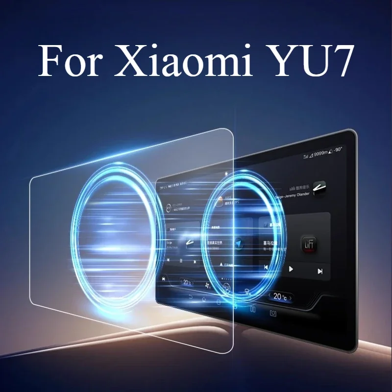 For Xiaomi YU7 Special Screen Tempered Film Car Central Control Navigation Film Interior Modification Body Kits Accessories