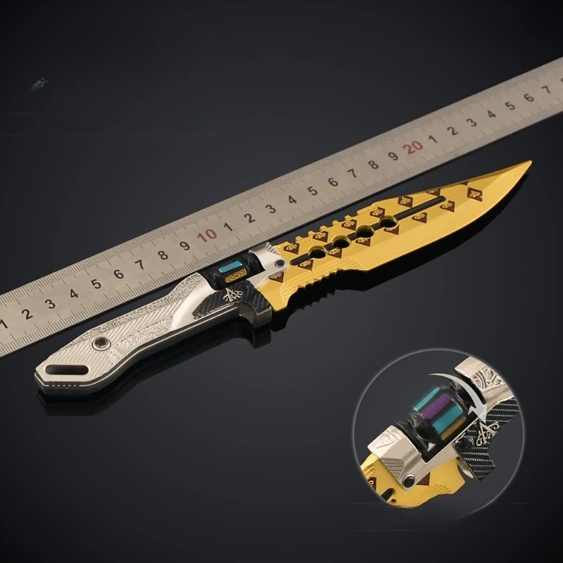 23 ซม./9.06in Arena Breakout ผู้ชนะใช้มีดทั้งหมดรุ่นโลหะผสมเกม Props ทางกายภาพเครื่องประดับของเล่นคอลเลกชันเดสก์ท็อปของขวัญ