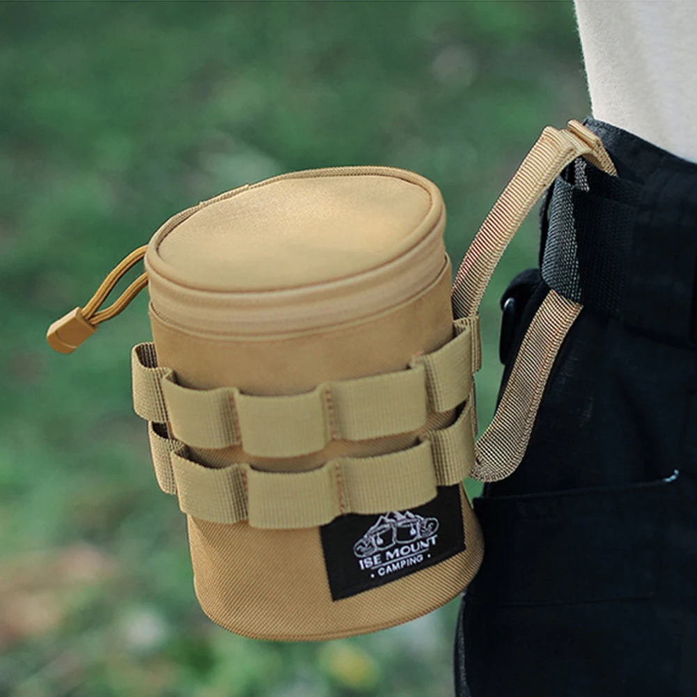1/2PCS Camping Water Cup Storage Bag Portable Lights Storage Pouch 600D Oxford Cloth Multi-Functional Outdoor Tools Organizer