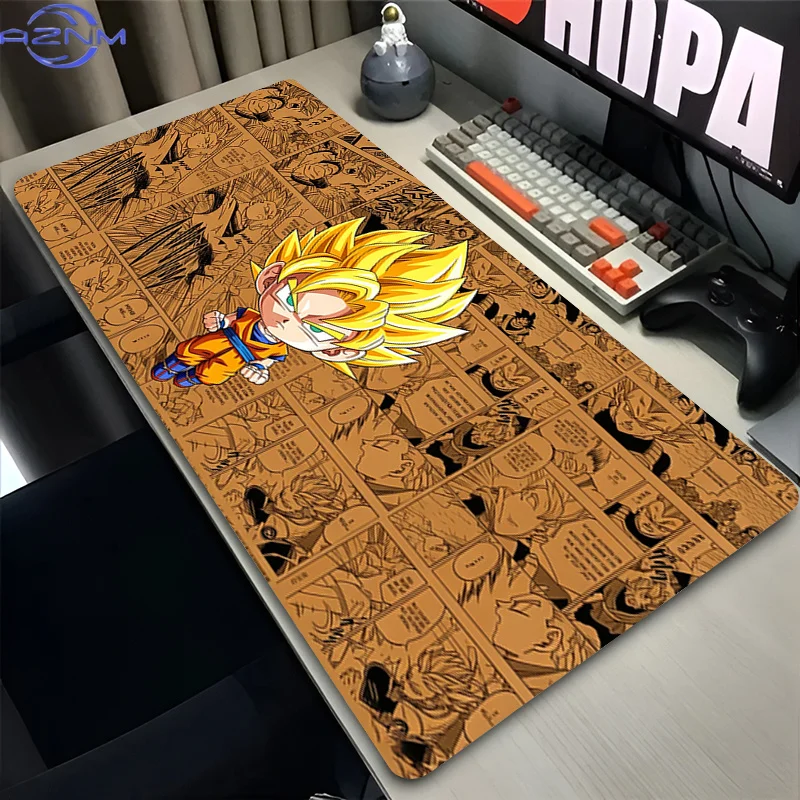 Dragon Ball Z Mouse Pad HD Print Gamer Notebook Desk Mat XXL Large Gaming Keyboard Pad Designed specifically DBZ Anime Mousepad
