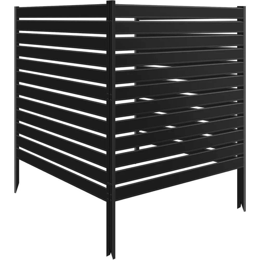 Schermo per recinzione del condizionatore d'aria W x H, recinzione per la privacy del bidone della spazzatura a 3 pannelli, pannelli per recinzione per la privacy per piscina all'aperto e altre unità