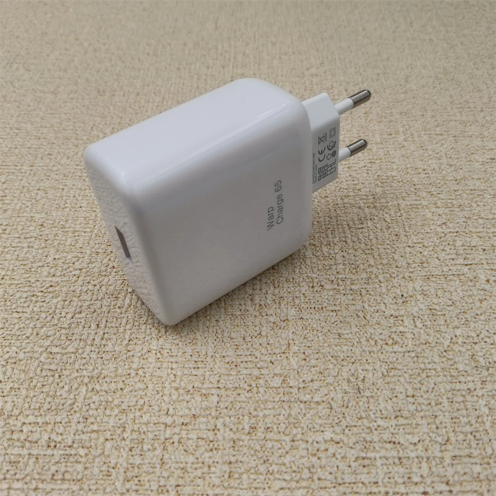 Original 65W Charger For Oneplus 10 9RT 9Pro 8T Warp Charger Surper Fast Charging EU Adapter 10A Type C Cable For Realme X50 Pro - náhled 3
