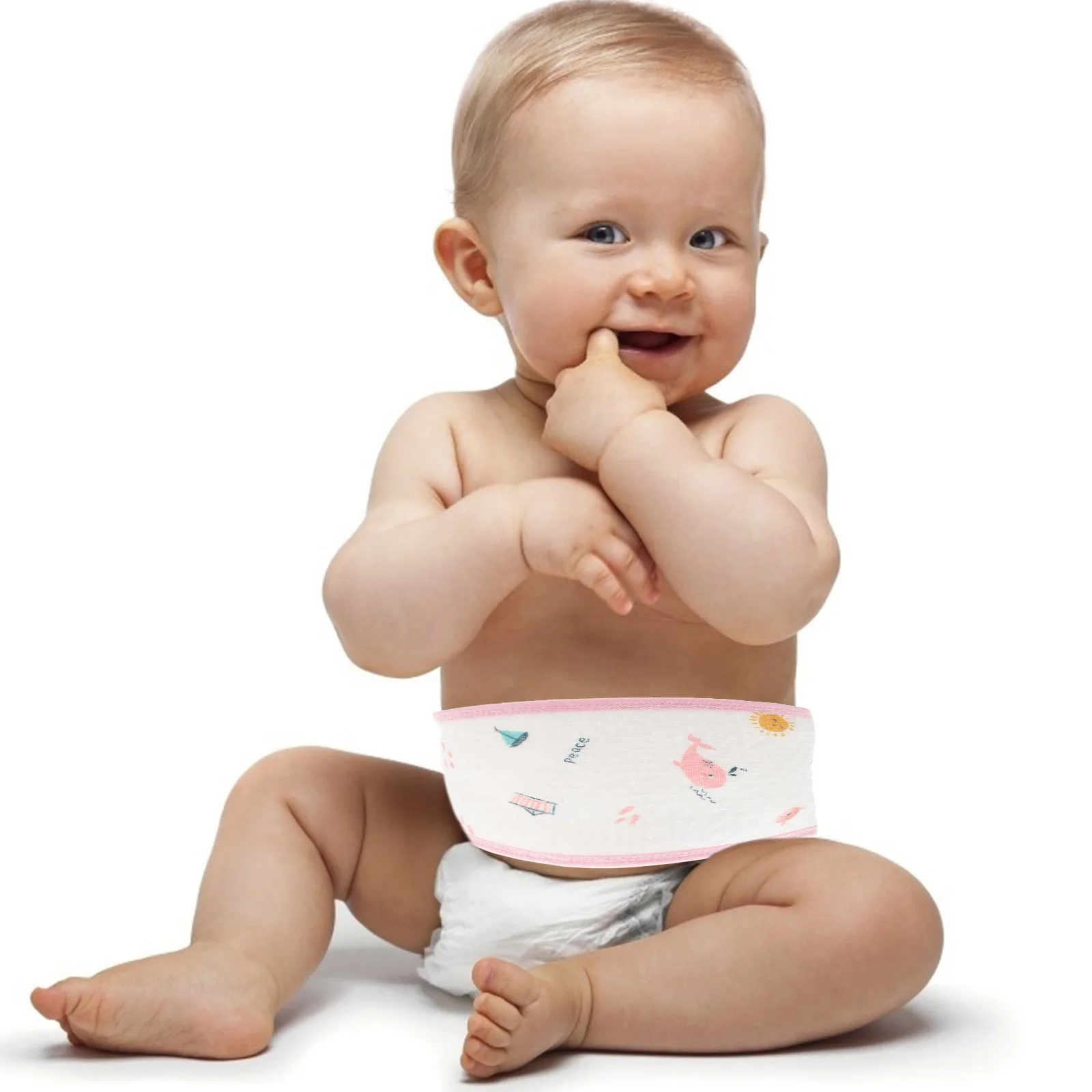 

Umbilical Cord Baby Warm Belly Wrap Infant Band Navel Belt for Bellyband Newborn Belts