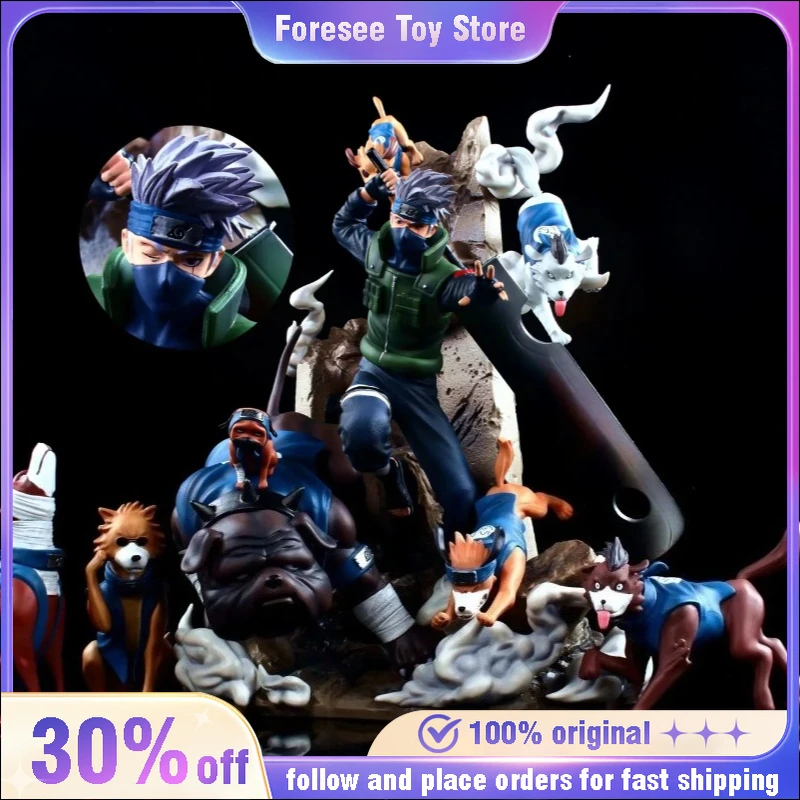 

In Stock 37cm Anime NARUTO Action Figures Hatake Kakashi PVC Model Desktop Decoration Collections Festival Gifts Toys for Kid