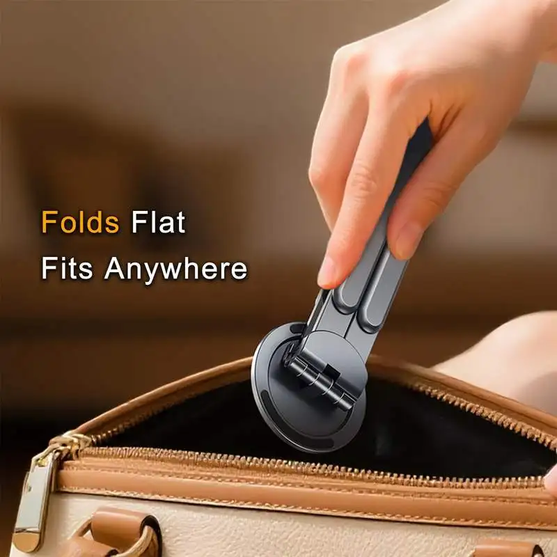 3 in 1 Magnetic Laptop Stand Portable Foldable Phone Holder Aluminum Alloy Ipad Holder for Travel for Desk Use view 2