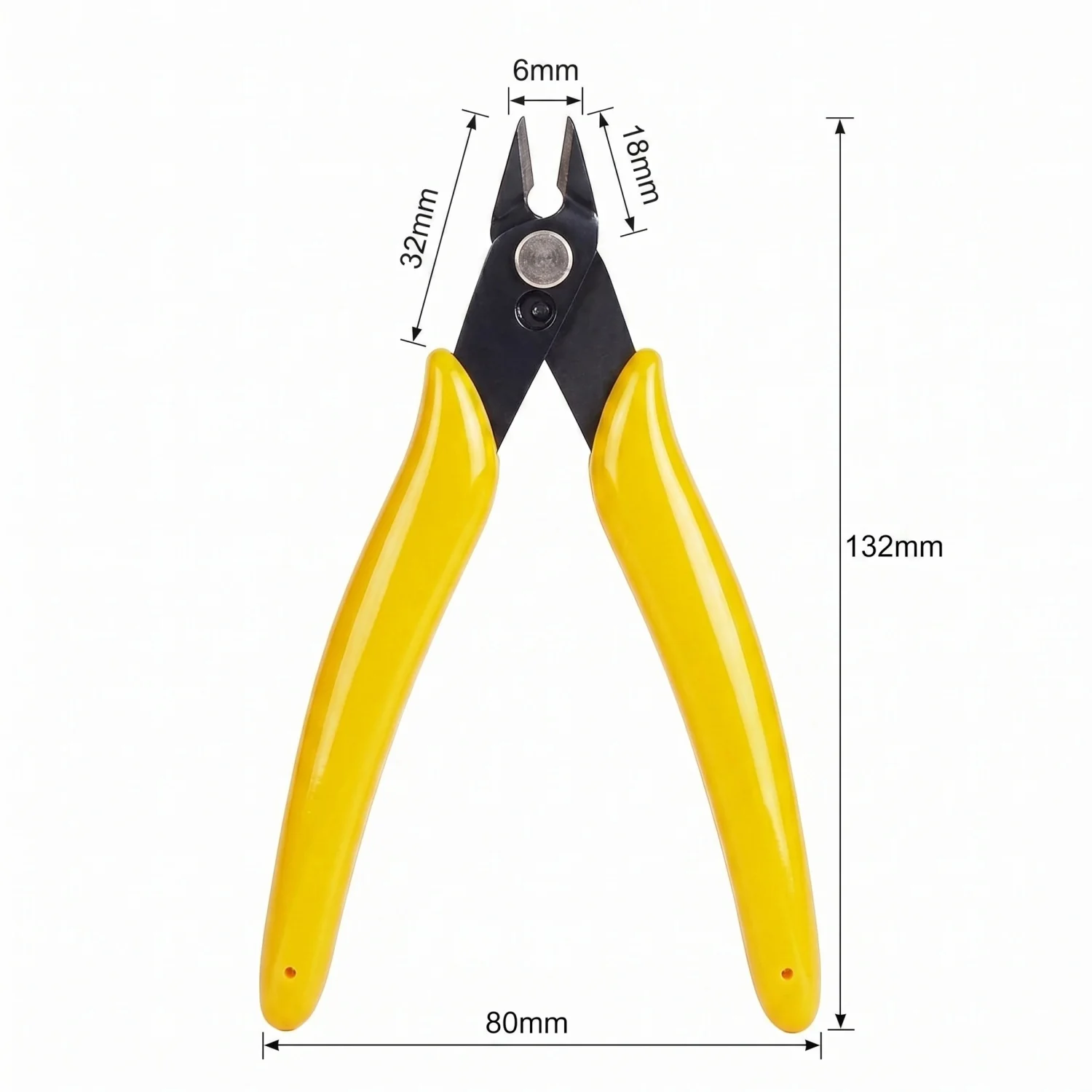 Micro Wire Cutter 5 inch Precision Flush Cut Nippers Small Side Cutting Pliers for Jewelry Electronics 3D Printing Plastic Model