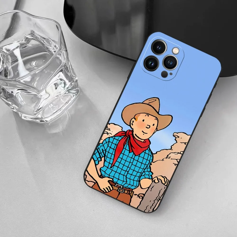 The Adventures of Tintin Phone Case for iphone 13 11 15ProMax 14 12 Pro Xs Max Mini Xr X 7 8 6 6s Plus Shell Coque