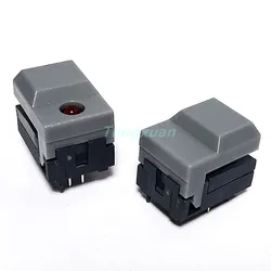 10pcs PB86-A1/A0 Momentary Reset Square Push Button Singal LED Lampless Tacct Switch 4/6Pins SPDT PCB Mount for Stage Equipment