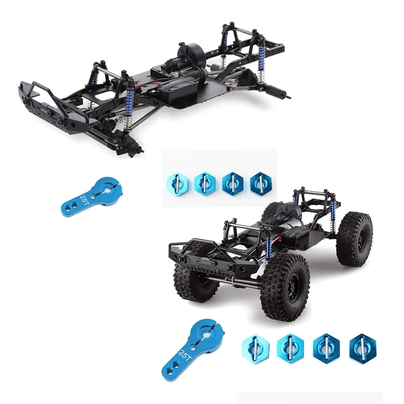 313Mm 12.3Inch Wheelbase Assembled Frame Chassis For 1/10 RC Crawler Car SCX10 SCX10 II 90046 90047