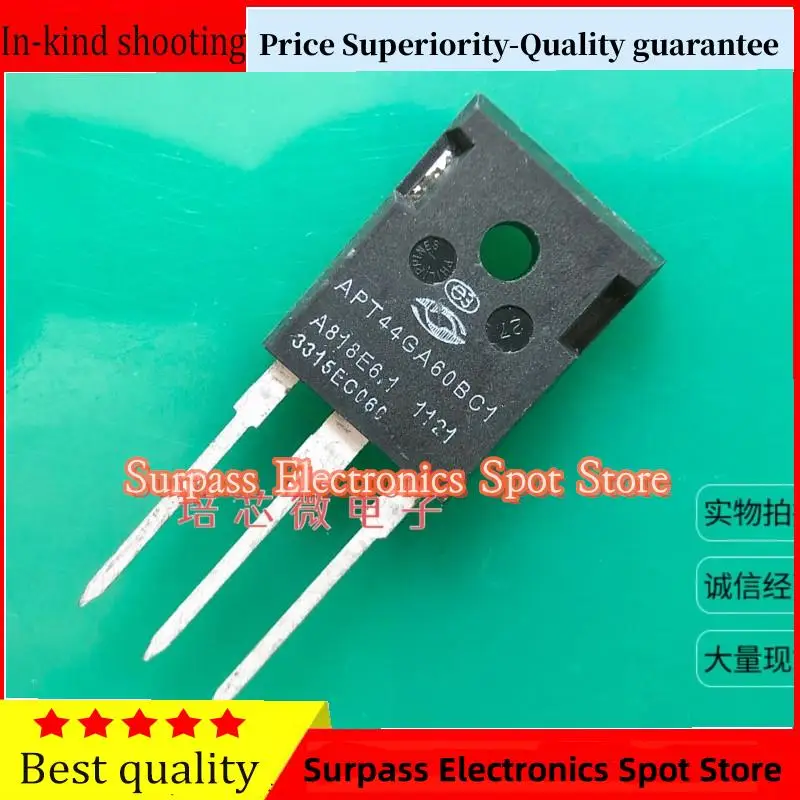 10PCS-100PCS  APT44GA60BC1  TO-247 600V78A IGBT  Price Superiority-Quality guarantee