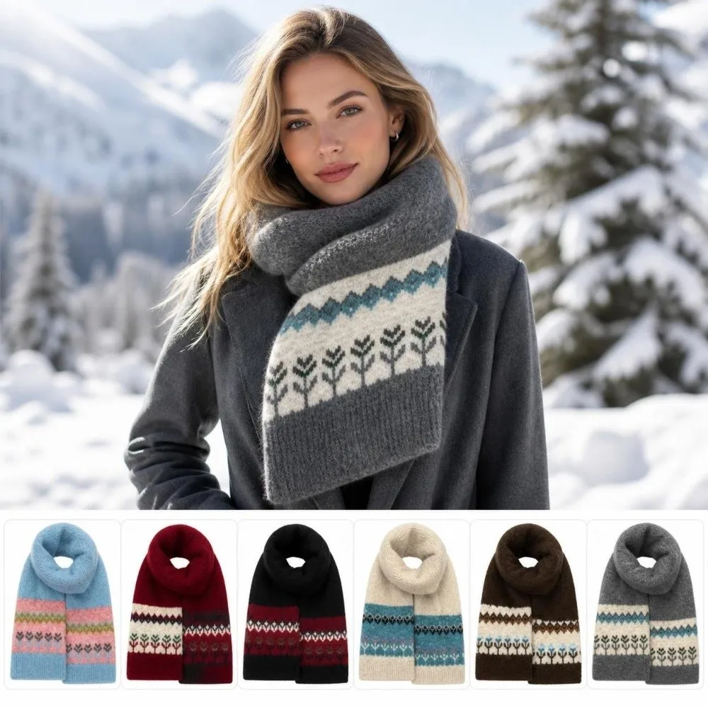 novo-cachecol-de-la-jacquard-com-detalhes-florais-protecao-termica-para-o-pescoco-aquecedor-de-pescoco-para-outono-inverno