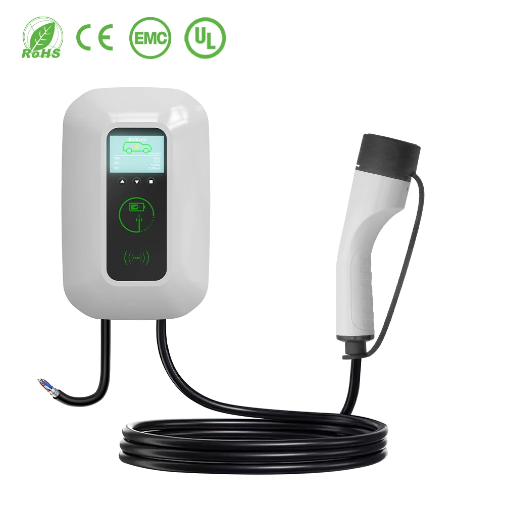 E-mingze 22kw type2 ev charger 3 phase ev charging fast