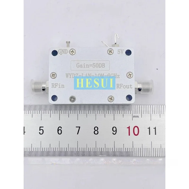 

Large gain Large bandwidth amplifier 10M-6GHz gain 50DB RF signal drive or receive front end