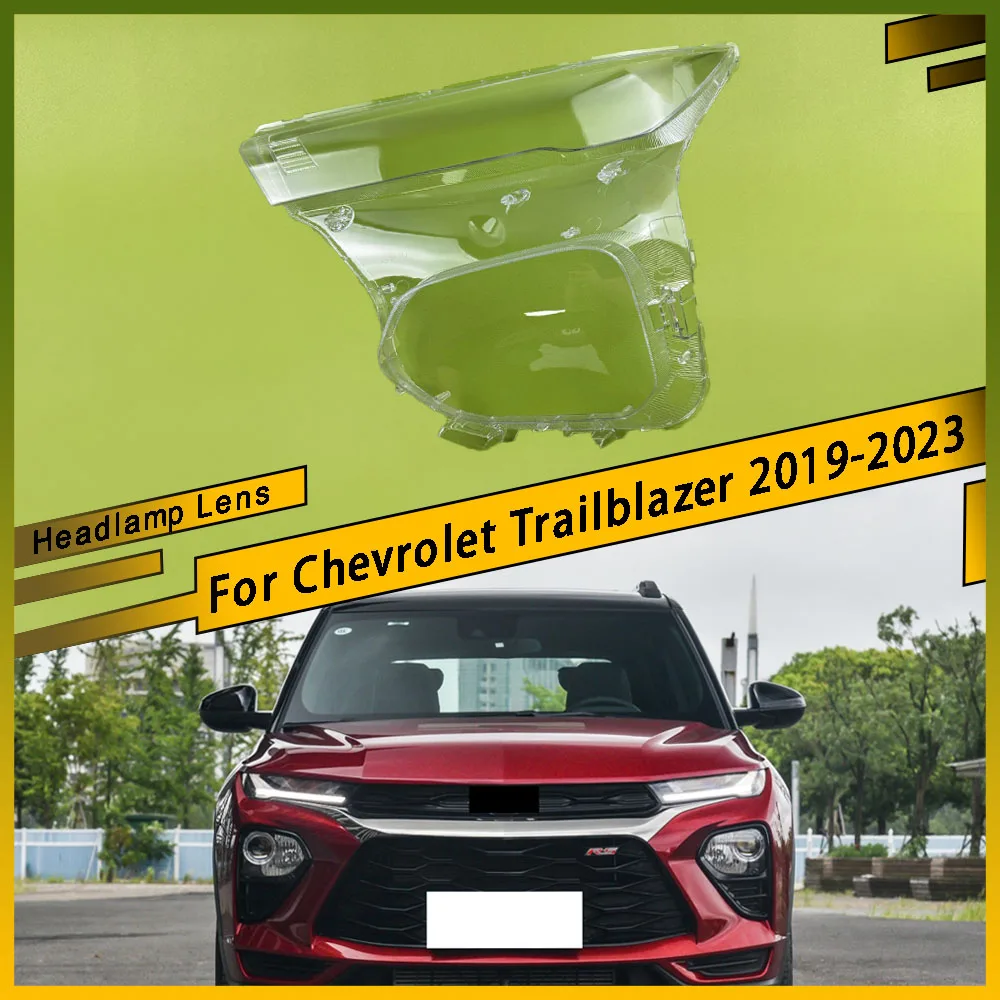 

For Chevrolet Trailblazer 2019 - 2023 Front Car Protective Headlight Glass Lens Cover Shade Shell Transparent Light Housing Lamp