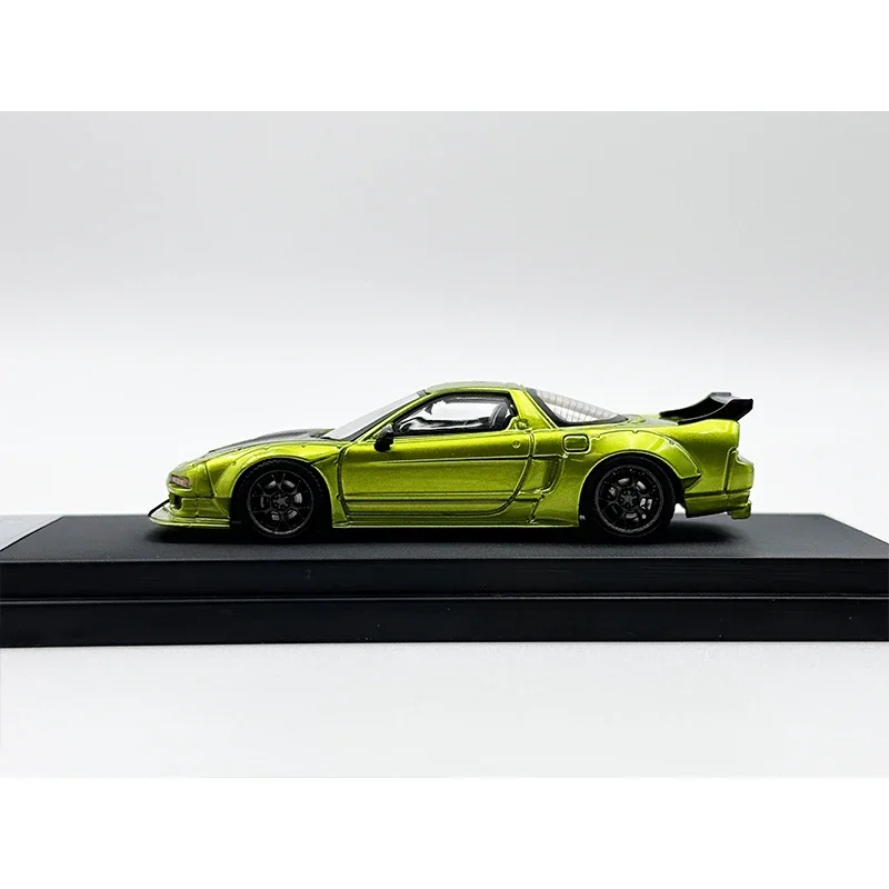 In Voorraad Ster 1:64 LBWK NSX NA1 Carbon Kap Transparant Groen Nul Diecast Diorama Auto Model Speelgoed