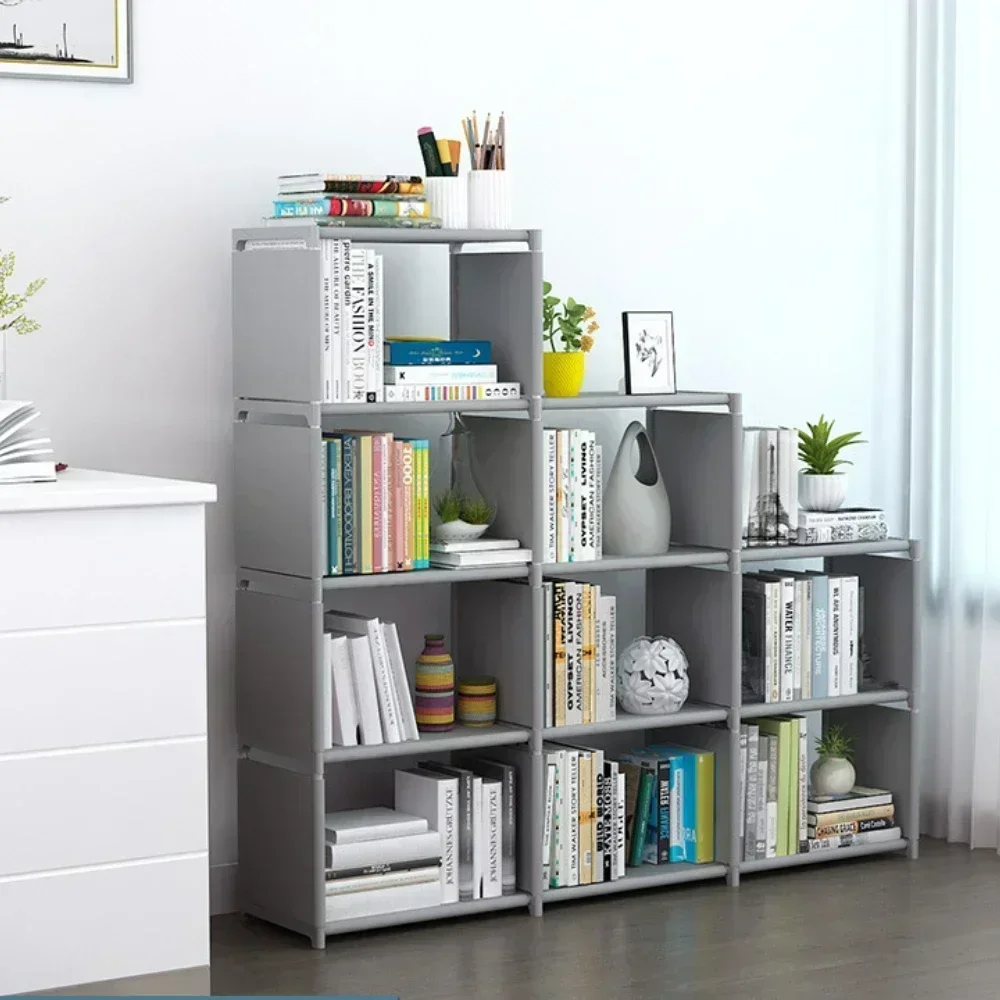 Multi-layer Bookshelf Stackable Simple Bookshelf living room Book Storage Racks Organizer Easy Assembly Bookcase Books Shelves