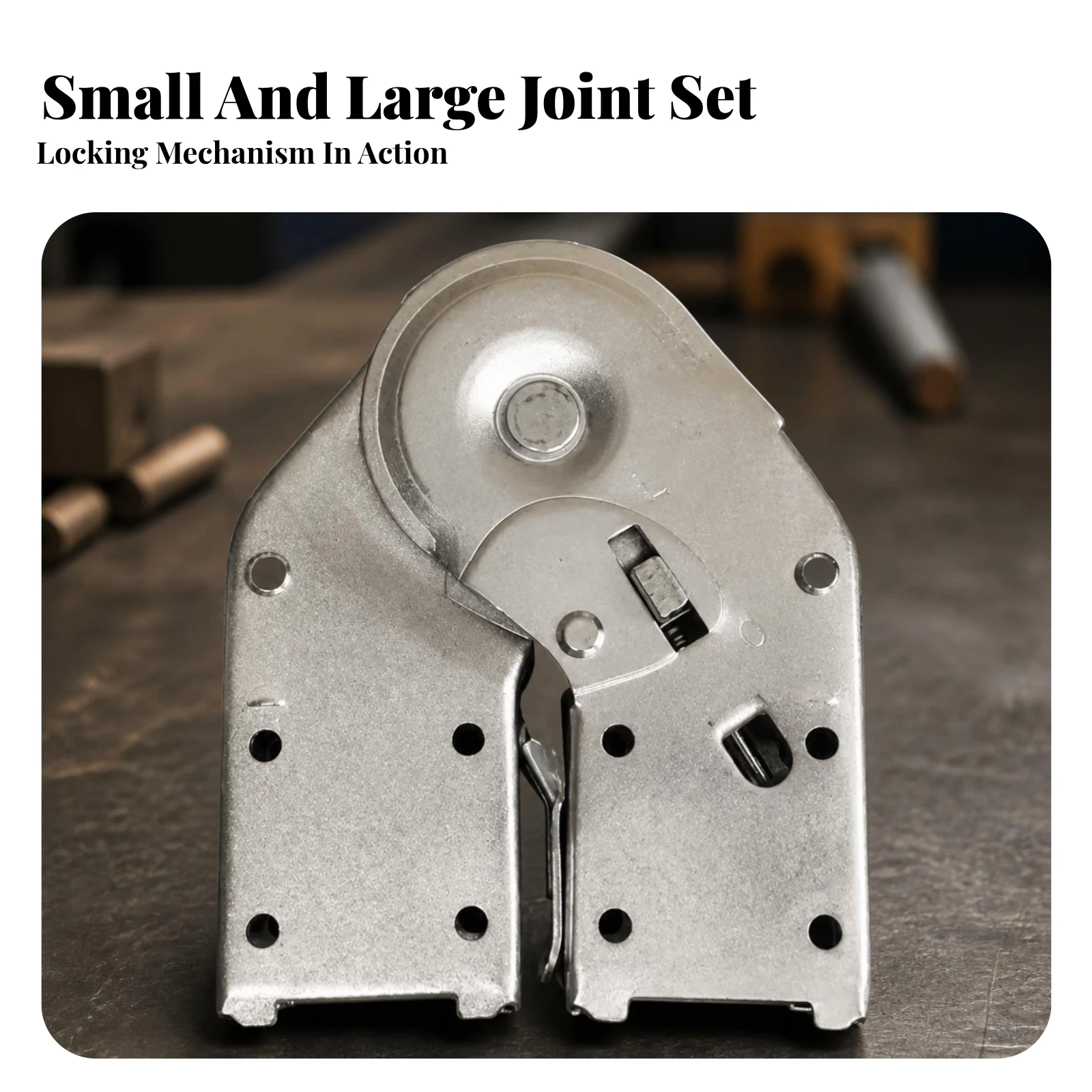 Folding Ladder Hinge Carbon Steel Ladder Hinge Connector Sturdy Secure for DIYers, Workshop