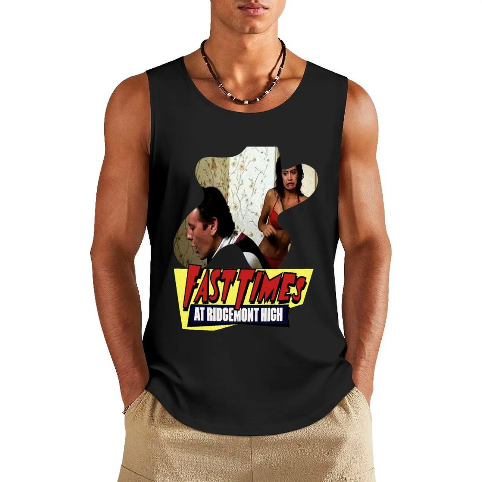 Fast Times Tank Top anime t-shirts Men sleeveless tee