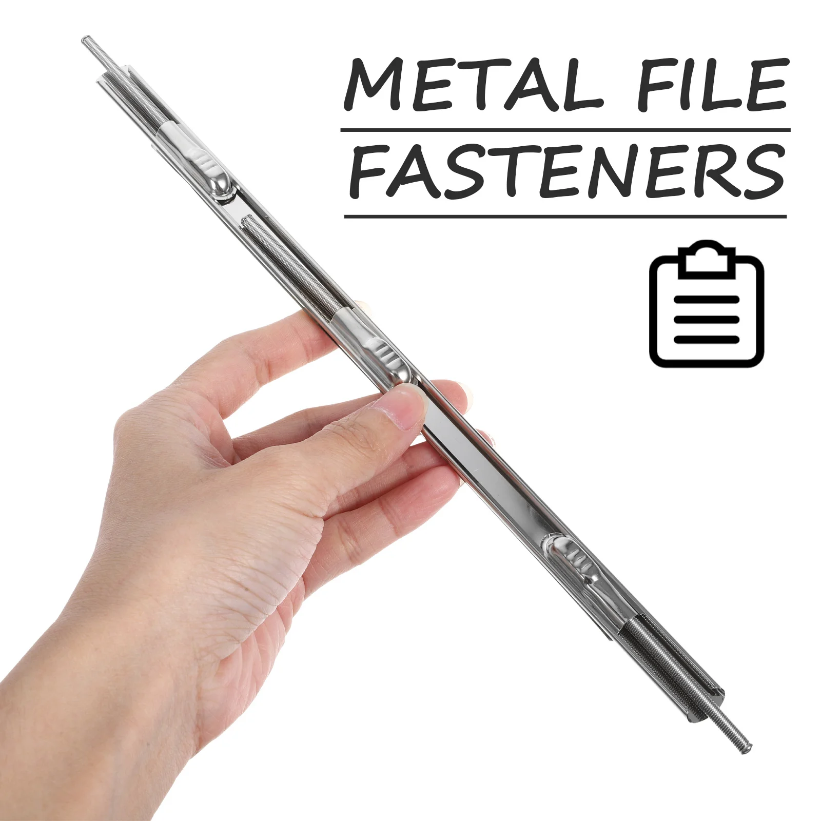 

6pcs Metal Book Binder Fasteners Large Capacity Binding Spines For Diy Notebook Accessories Office School Home Use Binder