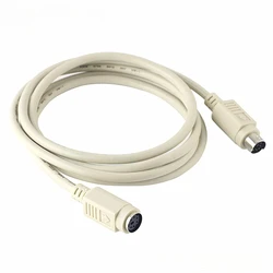 6 Pin PS2 PS/2 Male To Female Extender Cable Adapter Joiner Connector 6Pin Keyboard Mouse Extension Cable Wire