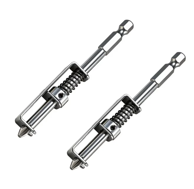 Anti-Drop Phillips Screwdriver Drill Bit Holder Set Fixing Clamp Compatible with Electric Drills for DIY Repair