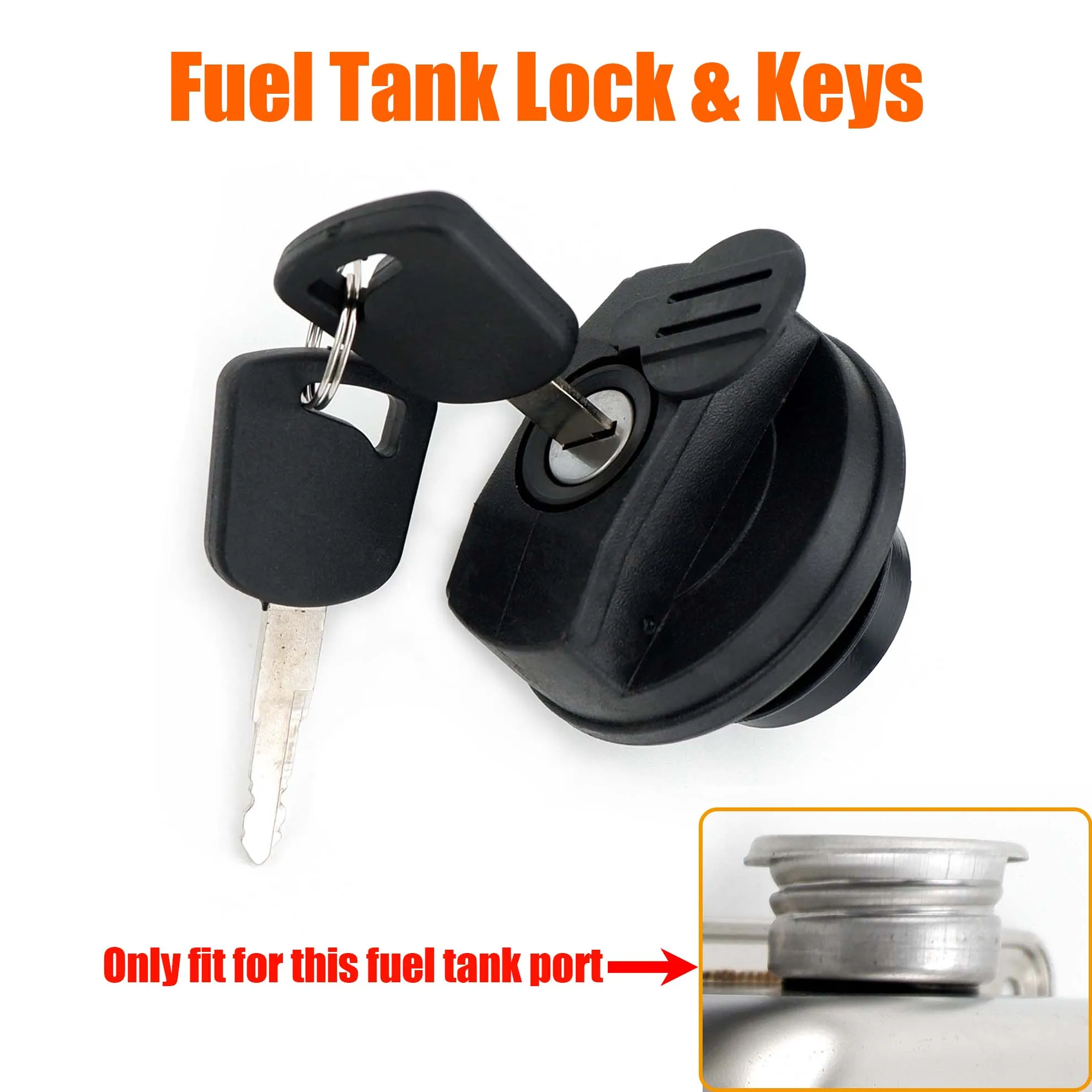 

Lockable Fuel Cap Lock Lid Black with 2 keys for Fuel Diesel Tank For Car Truck Camper Caravan