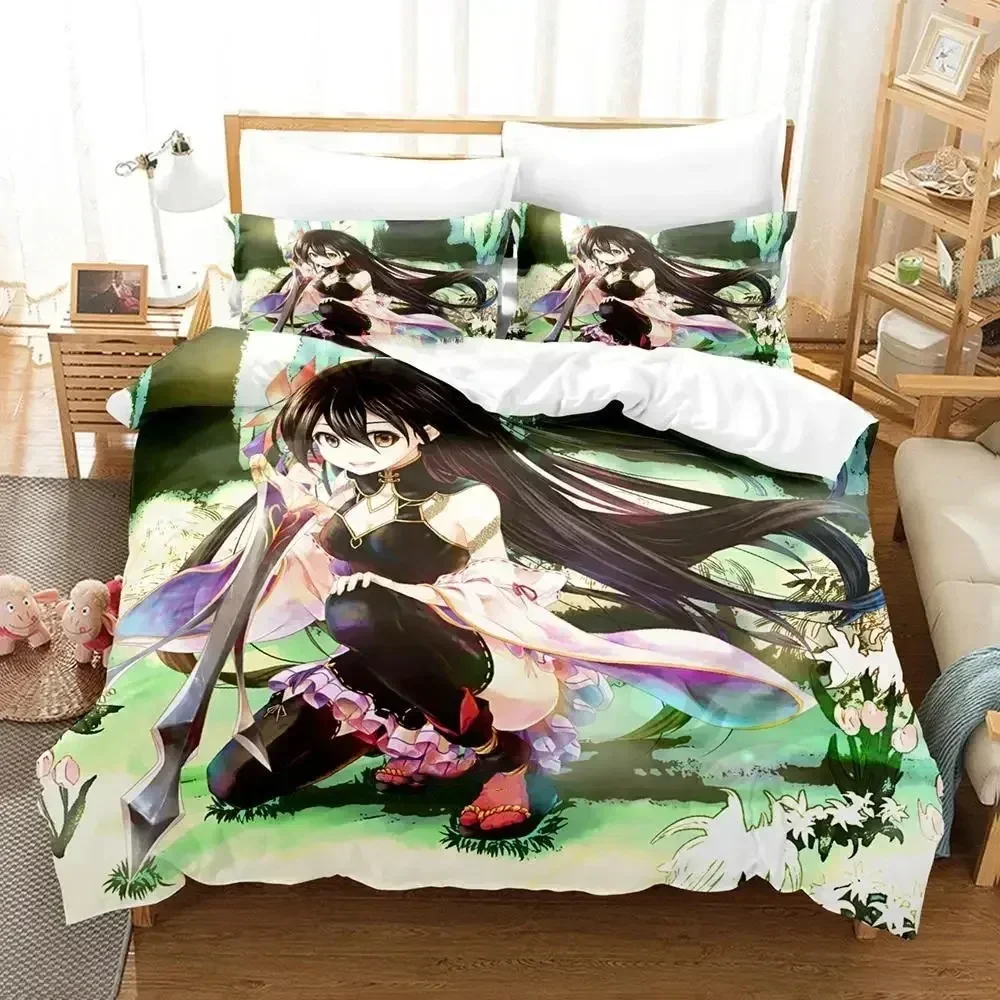 

Anime Lord of Vermillion Bedding Set Duvet Cover Sheet Printed Bed Set Pillowcase Bed Full Queen King Size Comforter Bedroom