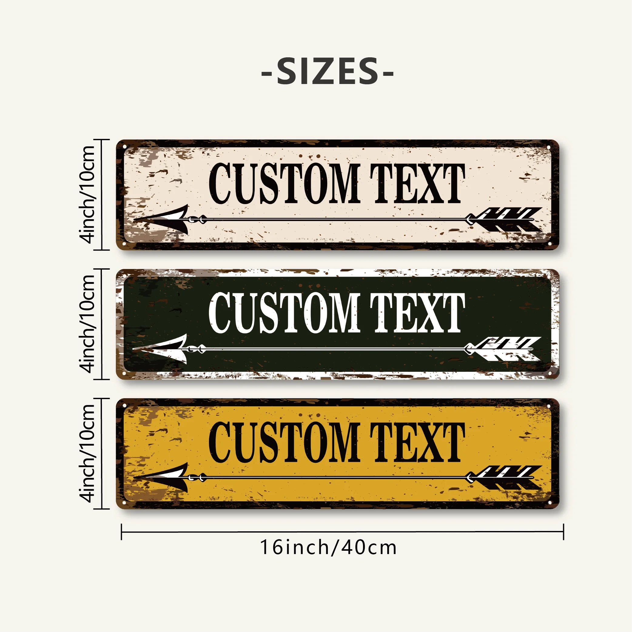 1 customized street sign Fine laser engraving technology Guiding signs for rural streets and parks To metal craft products