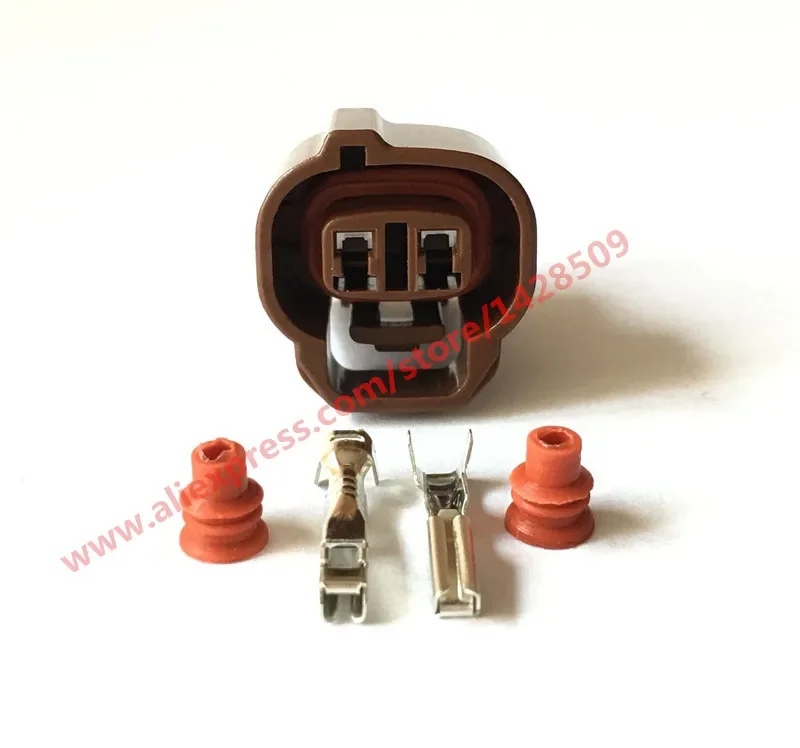 1 Set 2 Pin 6189-0033 Female Auto Car Connector Water Temperature Sensor Plug For Toyota Mazda