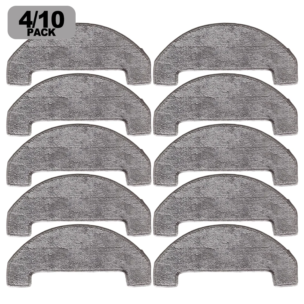 4/10 Packs For MONSGA MS1 MAX Robot Vacuum Mop Cloths Microfiber Replacement Pads Easy To Install