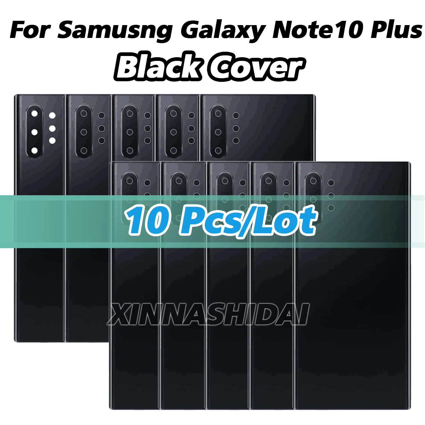 10pcs black cover