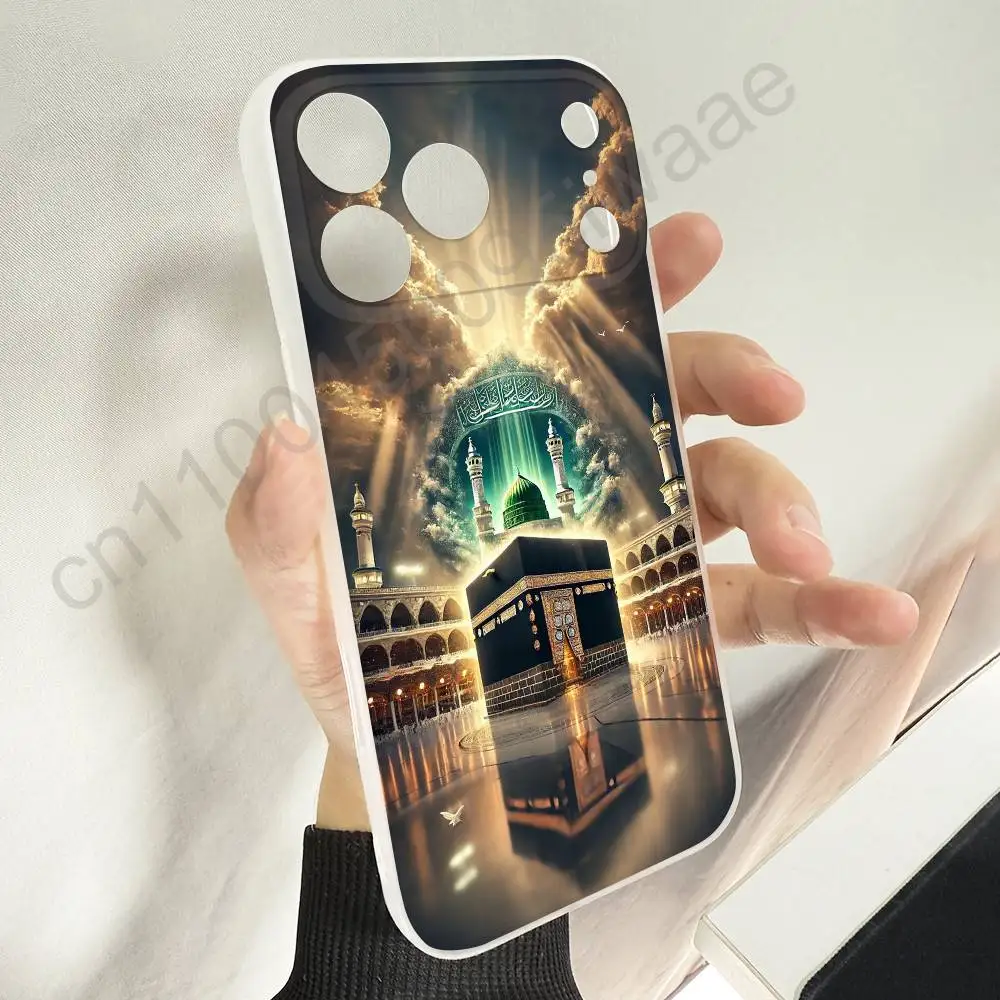 Чехол для телефона Arab Islamic Mecca Pilgrim для iPhone 11,16,15,14,13,17,12, Plus,E,Air,Mini,Pro,Max Wireless Charge Magnetic