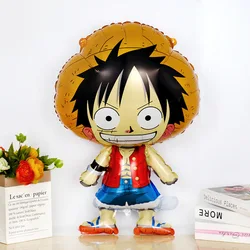 Anime One Piece Luffy Peripheral Balloons for Children and Students Birthday Party Decorations Pirate Theme Banquet Decorations