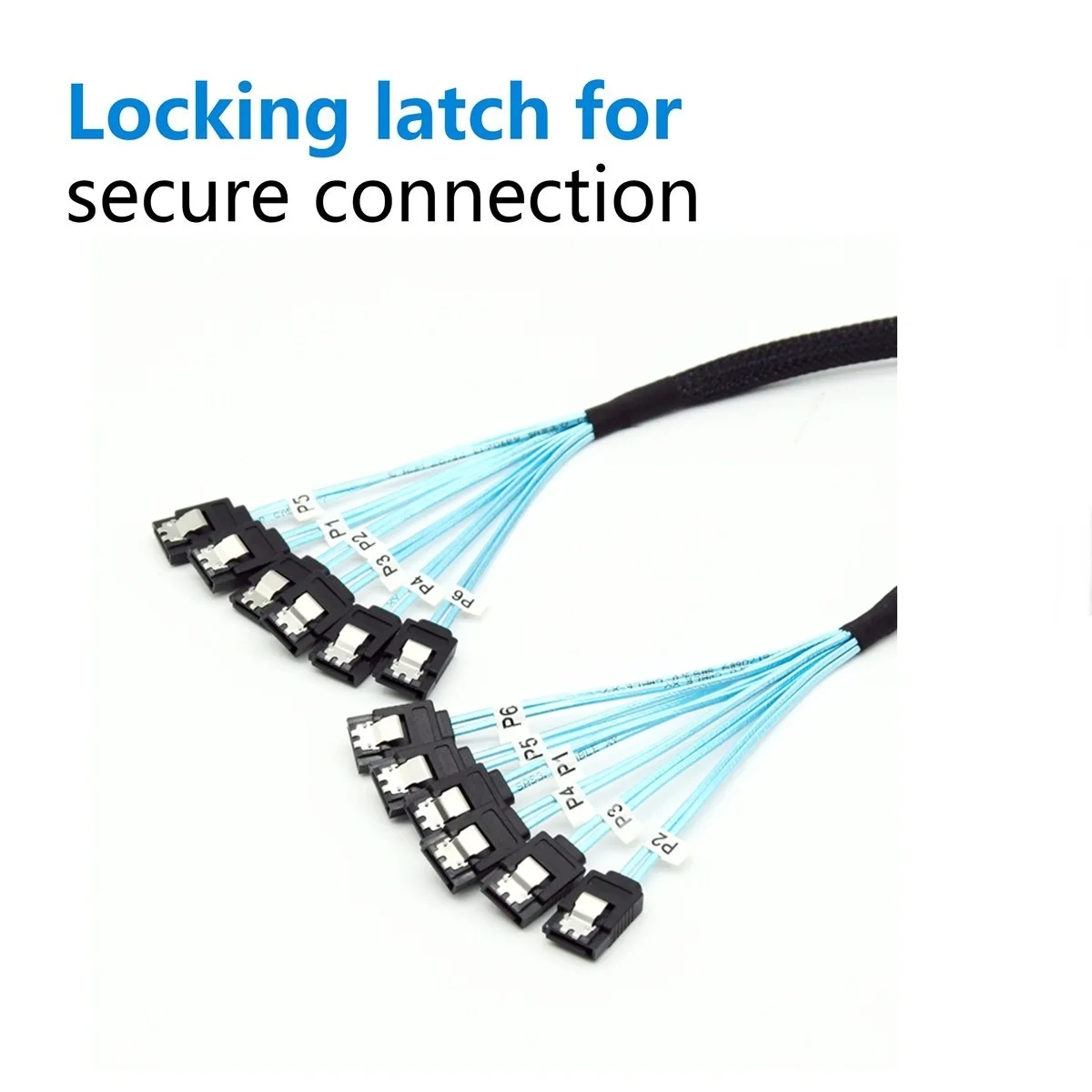 استبدال كابل Sata iii لخادم الكمبيوتر bitcoin ، cd ، dvd ، hdd ، hdd ، data ، 1m ، 6 ange