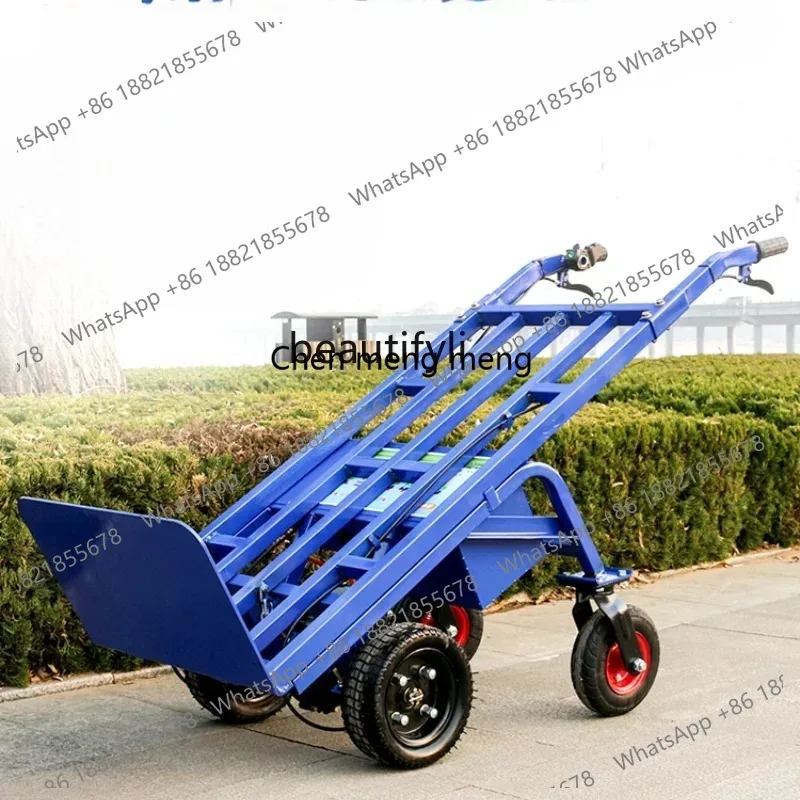 LHX26 ss 26 Electric Hand Push Tiger Cart Truck Transportation Construction Site Trolley Household Agricultural