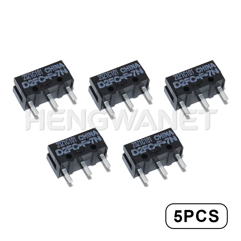 5PCS D2FC-F-7N New Authentic Mouse Micro Switch Mouse Button Fretting D2FC-E-7N D2FC