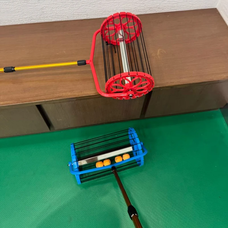 متطوير كرة تنس الطاولة المنتقى سعة كبيرة تنس الطاولة قطف صندوق المحمولة بينغ بونغ اختيار دلو ضبط الملحقات الرياضية