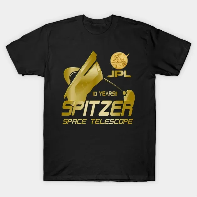 Camiseta del telescopio espacial Spitzer. Camisetas casuales de manga corta 100% algodón talla superior suelta S-3XL