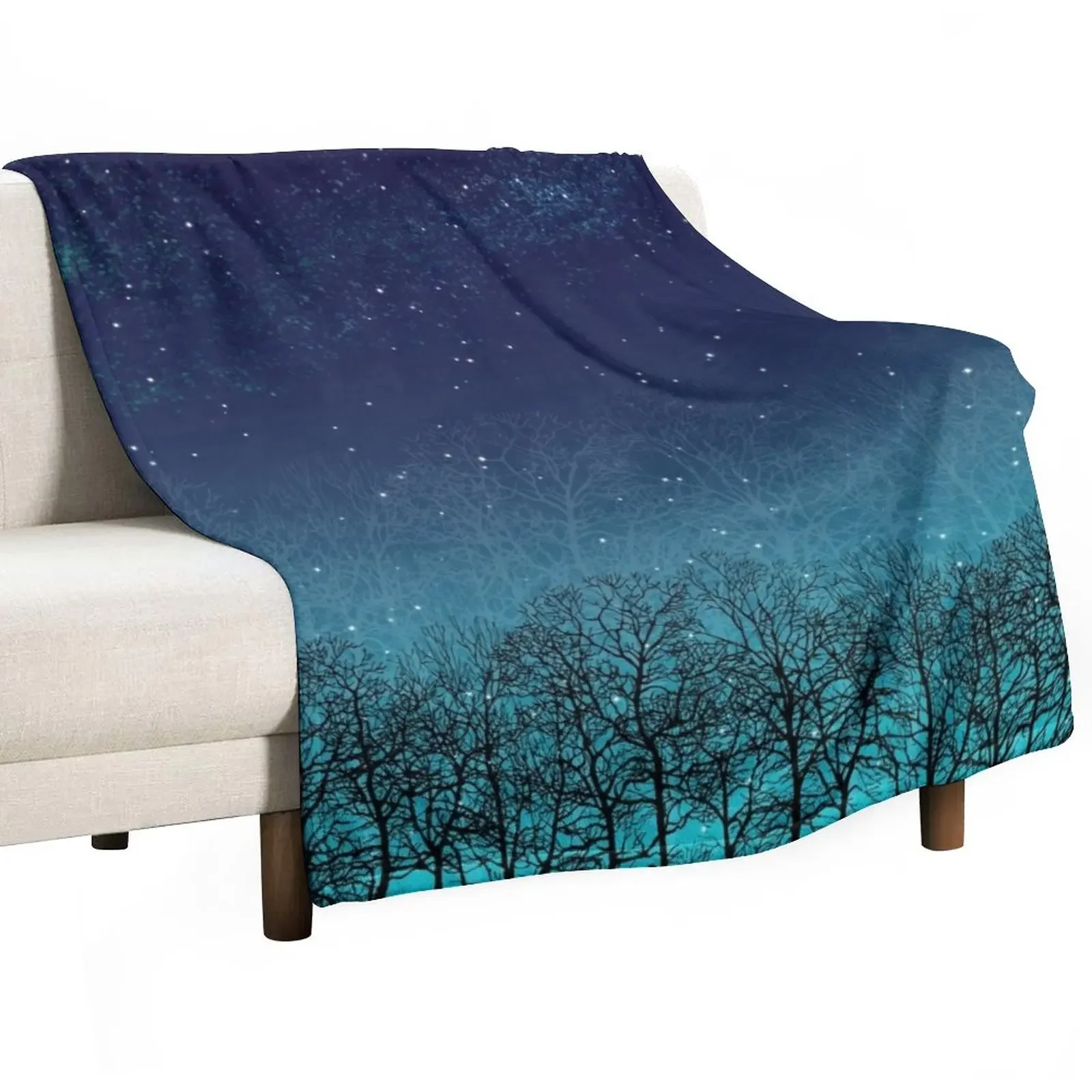 

Blue Night Throw Blanket For Sofa Thin Blankets Sofas Of Decoration Picnic Blankets