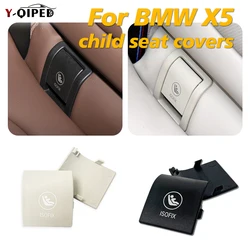 Rear Child Seat Anchor Safety ISOFIX Cover Restraint For BMW X5 G05 2019-23 Car Rear Seat Hook Buckle Seat Cover Plate Replace