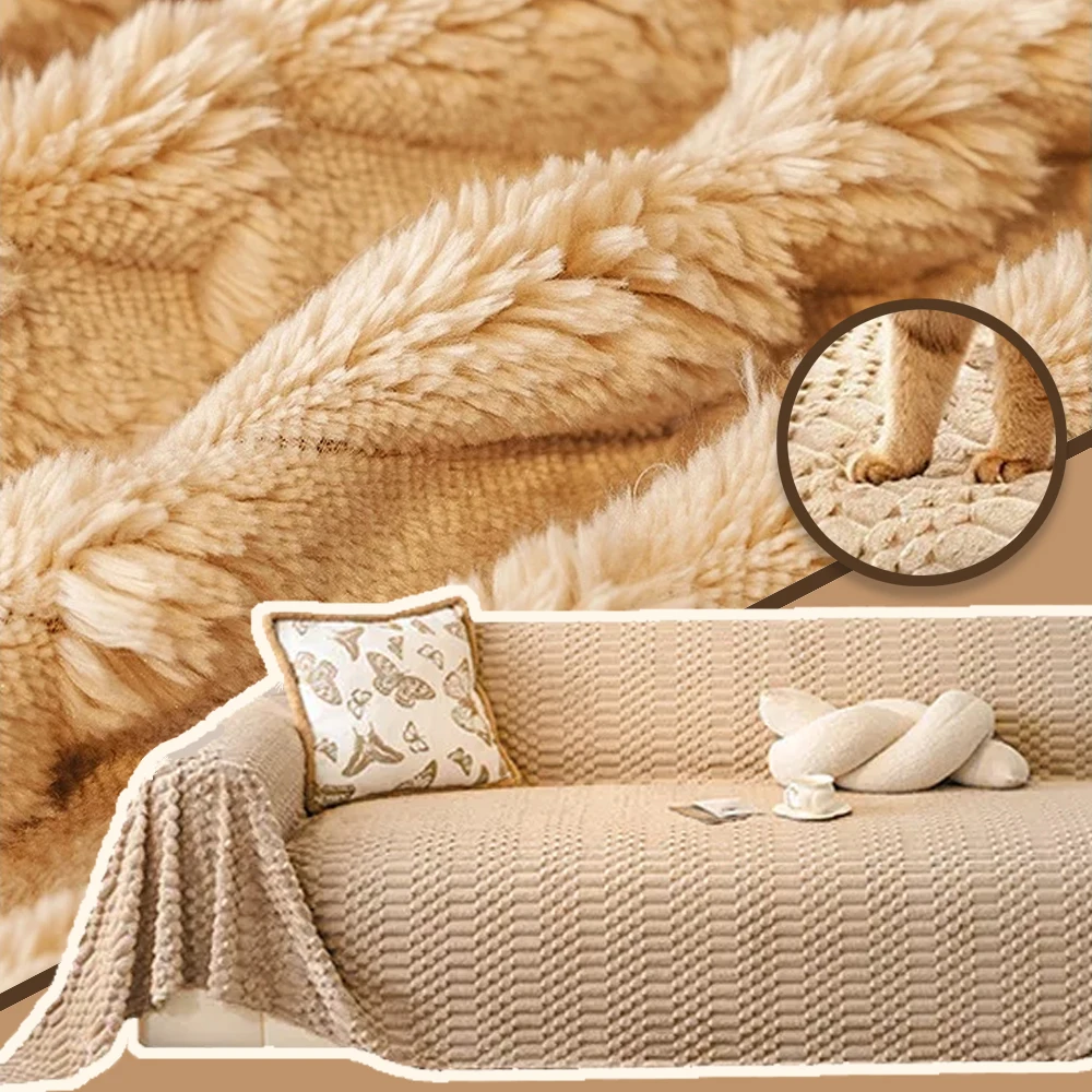 

1/2/3/4Seater Solid Colour High Quality Sofa Cover Multifunctional Dustproof Durable Sofa Towel Living Room Decor capa para sofa