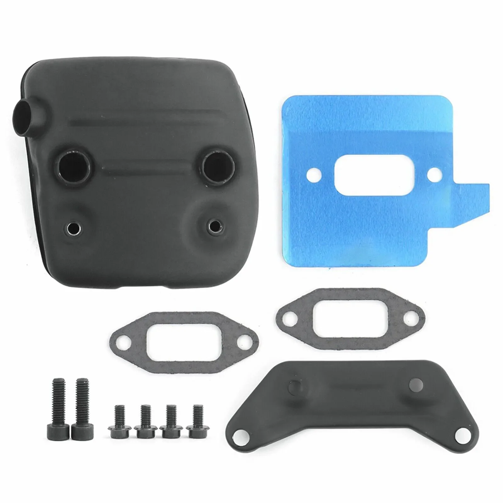 Title 13 Replacement Muffler Bracket and Support Kit Compatible with Chainsaw Models For 362 365 371 372 372XP