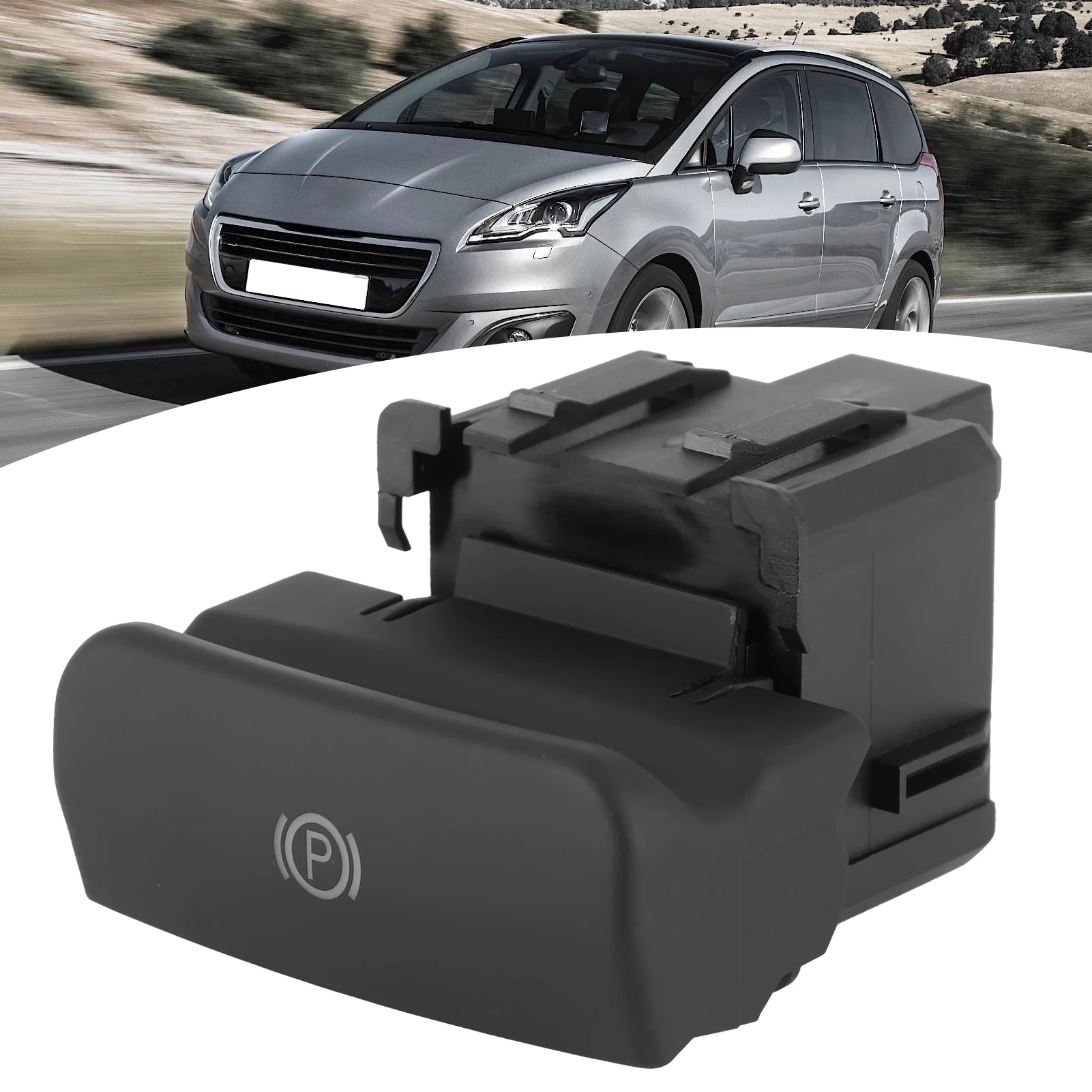 

Car Electronic Handbrake Parking Brake Switch Button Auto Accessories 470706 Replacement For Peugoet 3008 5008