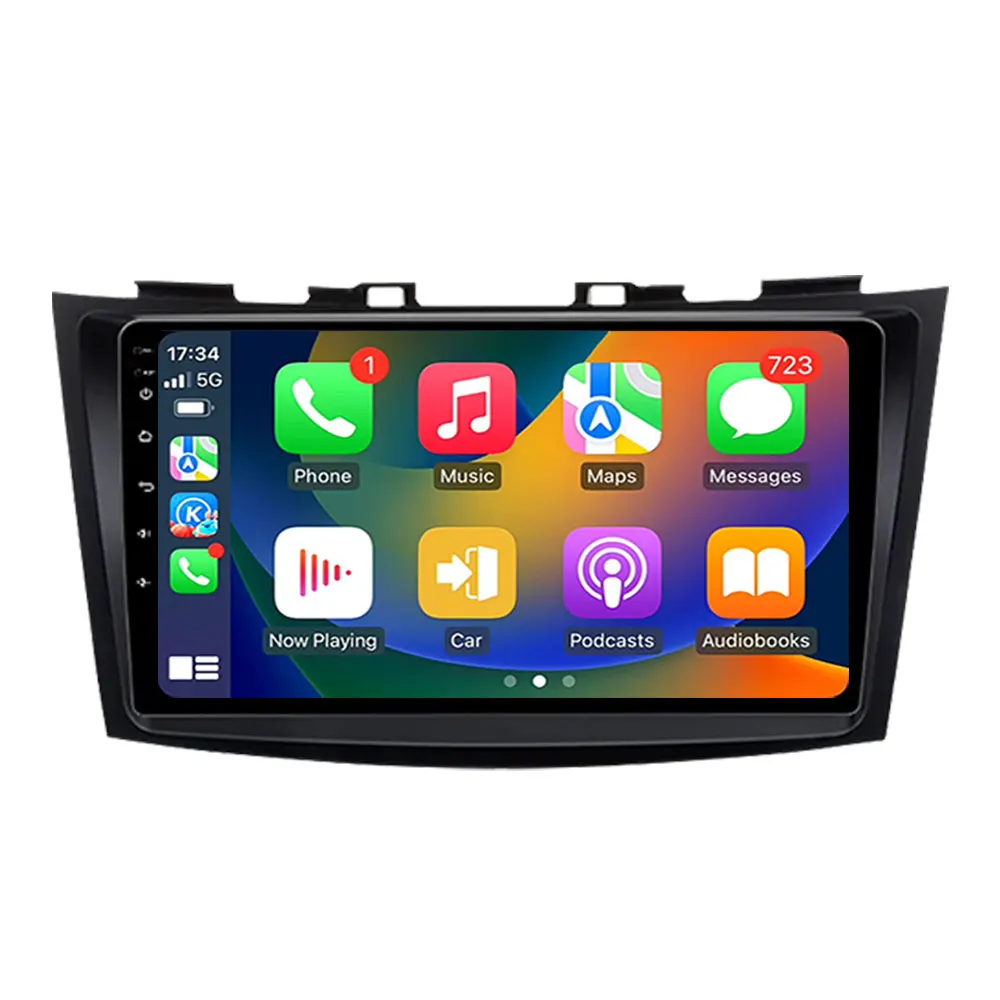 CarPlay 2DIN Android Car Radio Stereo GPS Multimedia Player For Suzuki Swift 2011 2012 2013 2014 2015 Auto Head Unit WIFI BT RDS